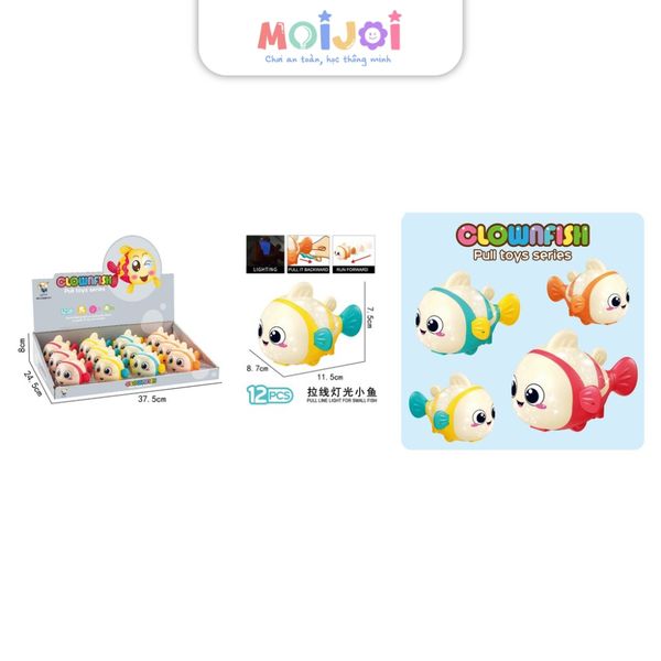 Đồ chơi cá hề lên dây cót trò chơi vui nhộn, chơi trong bồn tắm, bể bơi mini -  màu ngẫu nhiên