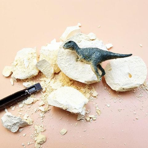 Đồ chơi khai quật trứng khủng long bí ẩn – Kèm dụng cụ đào, khám phá hóa thạch