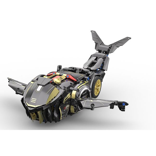 Mô hình lắp ráp xe đua tỉ lê 1:14 biến hình robot cá mập Dream Master DG2002 – Supercar Shark 2 trong 1 (1090 chi tiết)