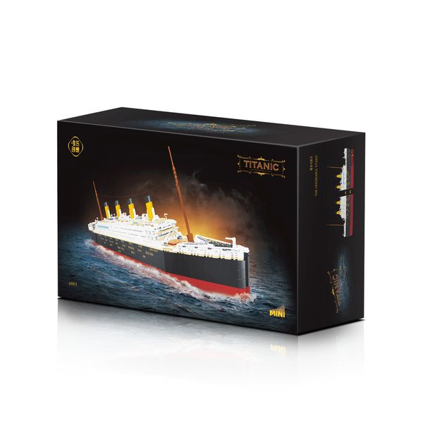 Mô hình lắp ráp tàu Titanic 6001 (dài 74cm) - Decor lịch sử và sưu tầm cao cấp
