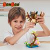 BanBao Mô hình Cú Gỗ Lắp Ghép ET611 256 Chi tiết Nhựa ABS An Toàn Phát Triển Tư Duy Cho Bé 4-10 Tuổi