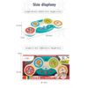 Đồ chơi âm nhạc cho bé 1 tuổi. Trống cảm ứng Touch Clapping Drum (Có Đèn LED, Nhạc)