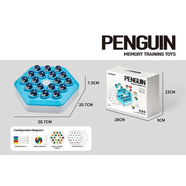 Đồ chơi rèn luyện trí nhớ chim cánh cụt penguin – tăng cường ghi nhớ & tư duy cho bé