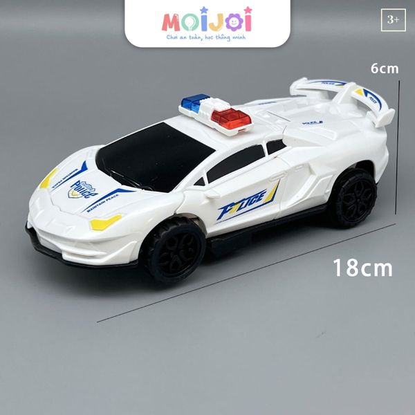 Xe cảnh sát biến hình robot tự động – Đồ chơi biến hình thông minh cho bé