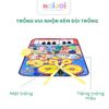 [Tặng kèm pin] Thảm âm nhạc đa chức năng cho bé – Đàn piano, nhạc, trống, âm thanh động vật