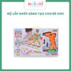 Đồ chơi STEAM Lắp ghép Sáng tạo Kèm Khoan Pin 261 chi tiết Rèn luyện tư duy cho bé 3+