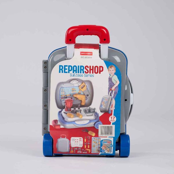 Bộ đồ chơi sửa chữa cầm tay Repair Shop 17 chi tiết – vali dụng cụ sửa chữa cho bé Moijoi Store