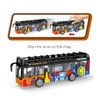 Mô hình Xe buýt thành phố 2 tầng City Bus thiết kế hiện đại tỷ lệ 1:16 có đèn và âm thanh, chạy đà cho bé