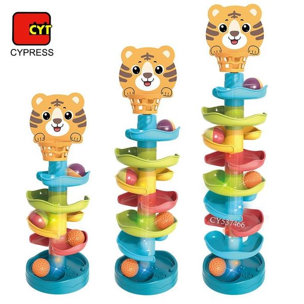 Đồ chơi tháp thả bóng hình hổ – Educational Bang & Bingo, 5 quả bóng kèm theo, phát triển kỹ năng vận động