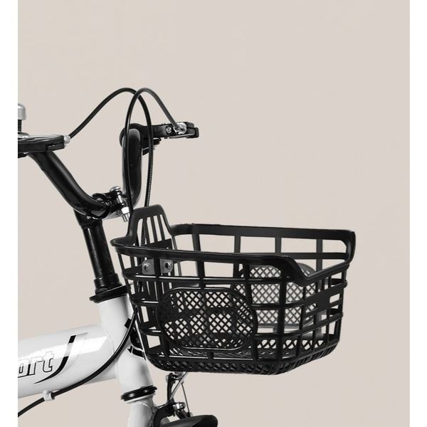 Xe đạp trẻ em 16 inch - bánh phụ, giỏ trước, khung thép chắc chắn