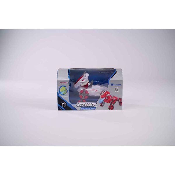 Xe điều khiển từ xa stunt dinosaur biến hình phun khói, mô hình trang trí cao cấp