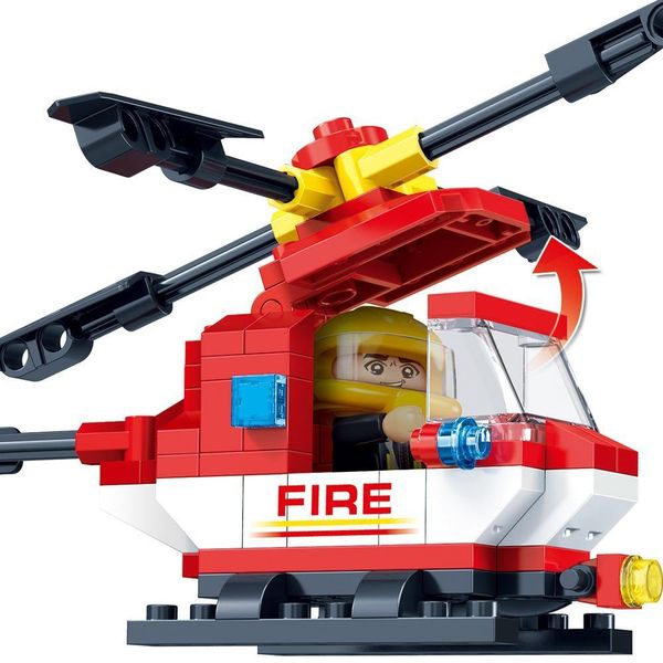 Đồ chơi lắp ráp Trạm cứu hỏa Fire Station BanBao 7102 (505 chi tiết)