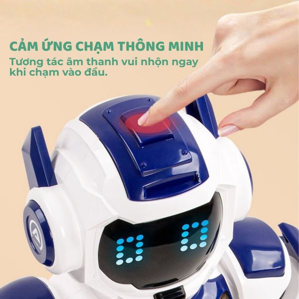 Đồ chơi robot thông minh điều khiển từ xa Max A103 – Robot nhảy múa, phát sáng & phát âm thanh