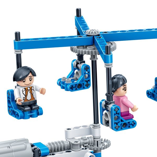 Đồ chơi lắp ráp khoa học Power Machinery 80 IN 1 BanBao 6932 - Mô hình giáo dục STEM (614 chi tiết)