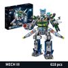 BanBao Đồ chơi lắp ráp Robot Mech III ET711 618 chi tiết mô hình chiến binh không gian thiết kế mạnh mẽ đa vũ khí và khả năng chuyển động linh hoạt cho bé từ 6 tuổi trở lên