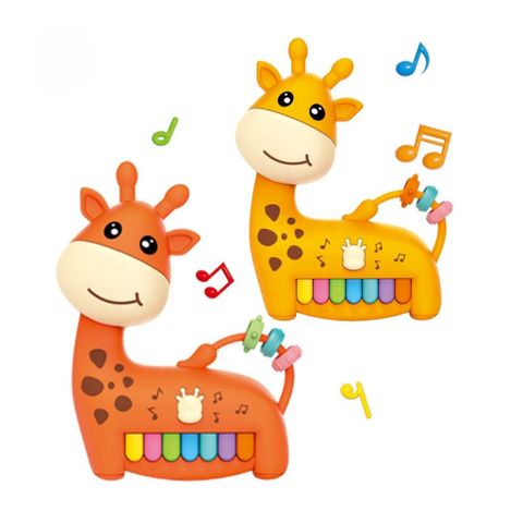 Đồ chơi đàn piano hươu cao cổ – Nhạc, đèn, phát triển giác quan và kỹ năng âm nhạc cho bé