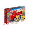 Đồ chơi lắp ráp Xe cứu hỏa BanBao 7116 – Bộ xe cứu hỏa cho bé, 112 chi tiết