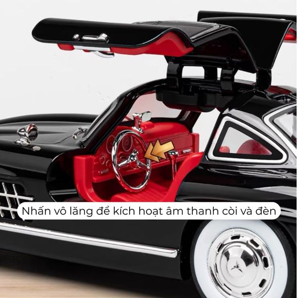 Xe mô hình Mercedes-Benz 300SL – Phong cách vintage sang trọng