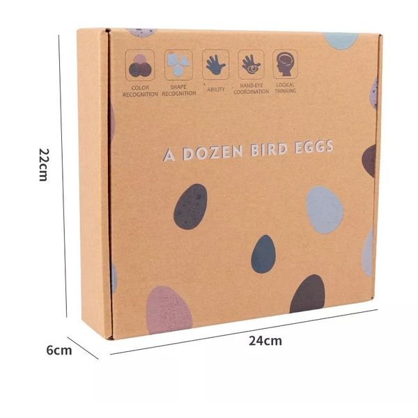 Bộ mô hình trứng các loài động vật – Đồ chơi giáo dục nhận biết, chất liệu an toàn cho bé