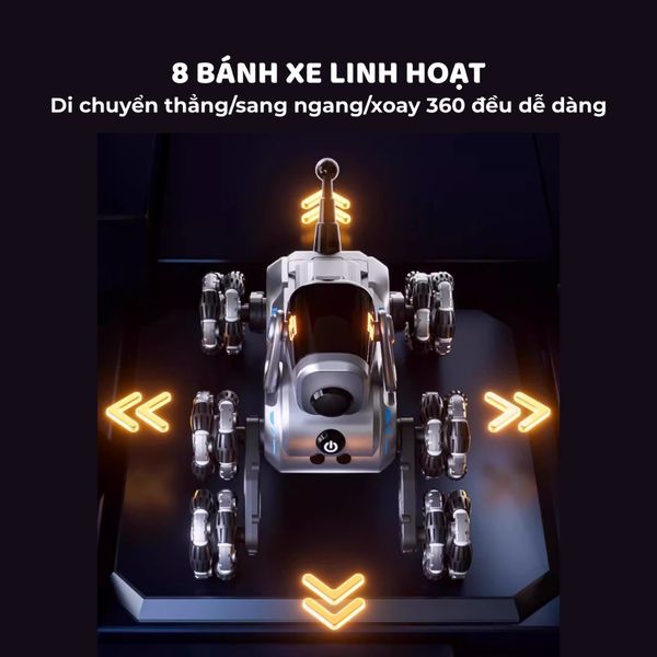Chó robot điều khiển từ xa – Dog RC thông minh, di chuyển đa hướng, kèm pin sạc