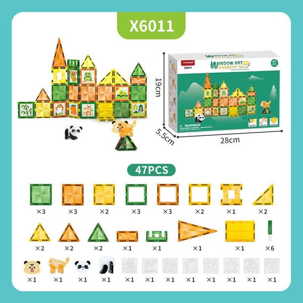 Xếp hình nam châm ánh sáng lắp ráp Window Art & Kaleidoscope – Phát triển tư duy sáng tạo cho trẻ