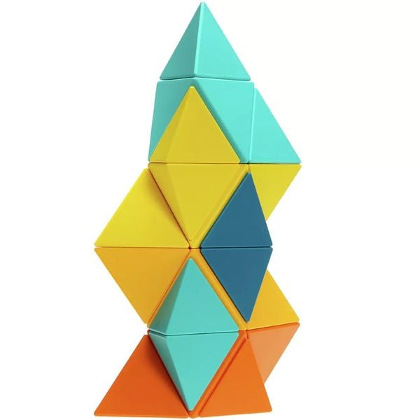 Bộ xếp hình khối nam châm 38 chi tiết - Đồ Chơi Nam Châm Sáng Tạo Cho Bé