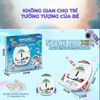 Đồ chơi xếp hình nam châm bằng bút tên lửa Space Rocket – Đồ chơi Montessori nhiều màu, tư duy logic