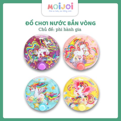Đồ chơi nước - Máy bắn vòng nước cầm tay Mini My Magical Unicorn – Thả vòng vui nhộn, chủ đề kỳ lân, màu ngẫu nhiên