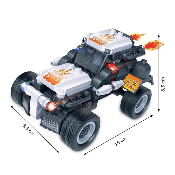 Đồ chơi lắp ráp Xe đua Turbo Power BanBao 8622 (128 chi tiết)