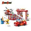Đồ chơi lắp ráp Trạm cứu hỏa Fire Station BanBao 7102 (505 chi tiết)