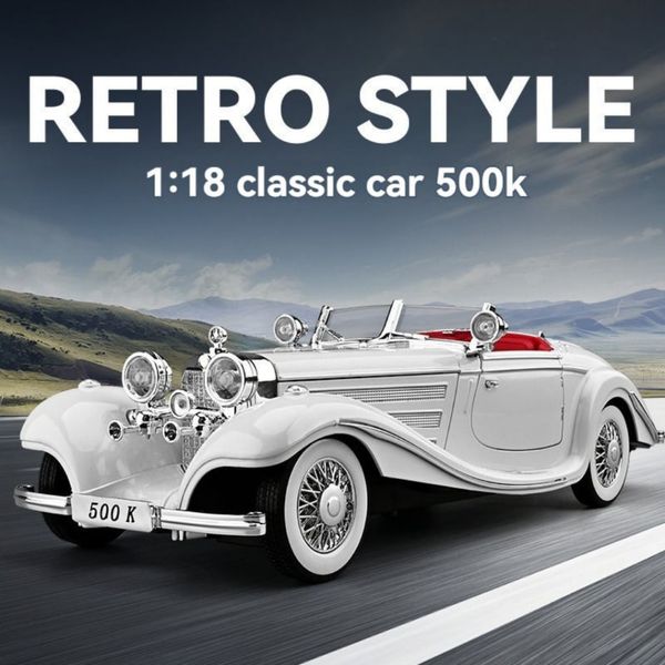 Xe mô hình xe hơi cổ điển 500k vintage – tỉ lệ 1:18 – hợp kim