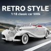 Xe mô hình xe hơi cổ điển 500k vintage – tỉ lệ 1:18 – hợp kim