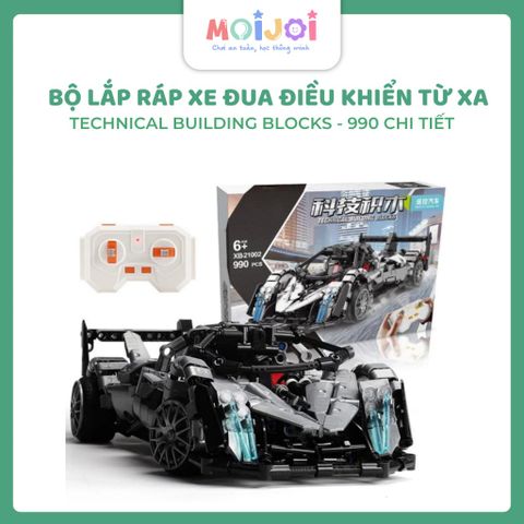 Bộ lắp ráp xe đua Technical Building Blocks (990 chi tiết) - có điều khiển từ xa