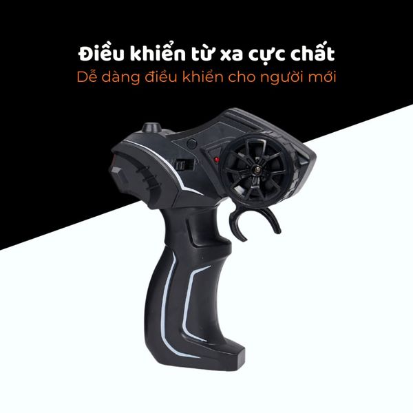 Xe ô tô điều khiển từ xa ROVER  –Xe mô hình, địa hình mạnh mẽ, pin sạc USB – màu Đen/Vàng