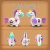 Đồ chơi Kỳ lân bận rộn đa chức năng phát triển giác quan cho bé, đồ chơi Montessori Unicorn Busy Toy