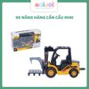 Mô hình Xe nâng hàng cần cẩu mini – mô hình xe công trình hợp kim + nhựa ABS tỉ lệ 1:55 Moijoi Store
