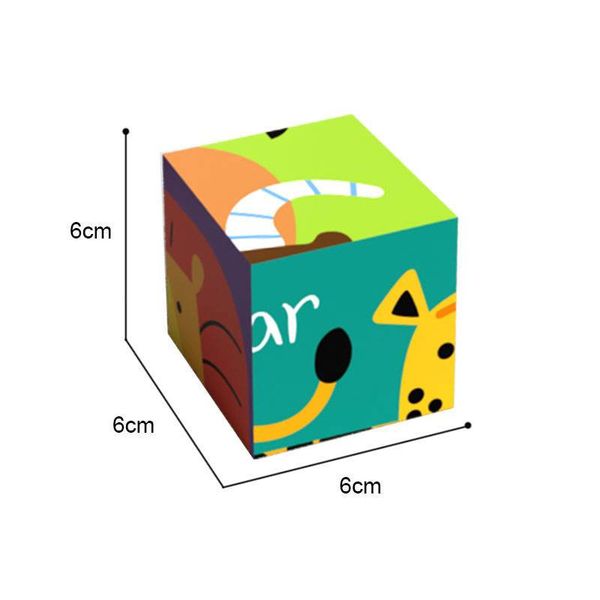 Đồ chơi ghép hình khối 6 mặt động vật – Đồ chơi giáo dục rèn luyện tư duy logic, đồ chơi Montessori
