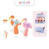 Quạt cầm tay mini hình chim hồng hạc – flamingo fan toys series – đồ chơi gió mát cho bé
