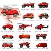 Bộ xe cứu hỏa hợp kim 15 chiếc – mô hình xe cứu hỏa tỉ lệ 1:64