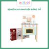 Bộ đồ chơi nhà bếp bằng gỗ – Mô hình bếp nấu ăn, kèm phụ kiện, giúp bé tập làm đầu bếp