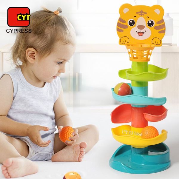 Đồ chơi tháp thả bóng hình hổ – Educational Bang & Bingo, 5 quả bóng kèm theo, phát triển kỹ năng vận động