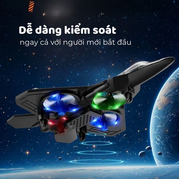 Đồ chơi máy bay điều khiển từ xa eva fighter đồ chơi kèm led chống va đập cho bé #MayBayRC #DoChoiDieuKhien #MayBayTreEm