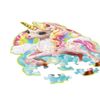 Trò chơi ghép hình lấp lánh hình kỳ lân – Glitter Puzzle Unicorn, 45 mảnh, kích thước lớn