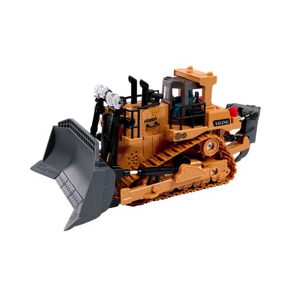 Đồ chơi điều khiển từ xa Xe ủi Truck 1:20 – đèn sáng, nâng hạ lưỡi ủi, chất liệu hợp kim + ABS