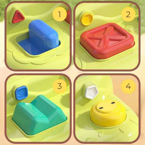 Đồ Chơi Âm Nhạc Ú Òa Pop-Up Box – Hộp thú bật nhảy phát triển giác quan & kỹ năng vận động