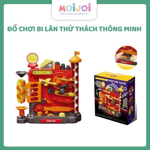 Đồ chơi bi lăn phiêu lưu thử thách thông minh 216-2Y – Bộ thí nghiệm đường chạy bi mê cung cho bé