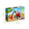 Đồ chơi lắp ráp máy xúc đất BanBao 9709 (22 chi tiết) – mô hình xe công trình mini cho bé