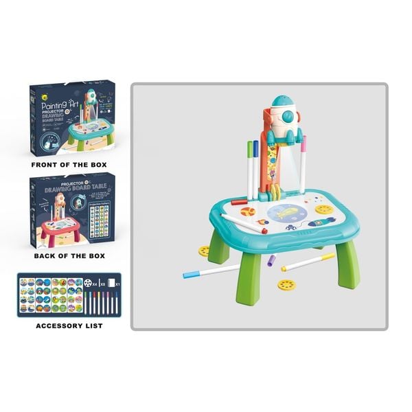 Bàn vẽ chiếu hình tên lửa – kích thích tư duy & sáng tạo cho bé