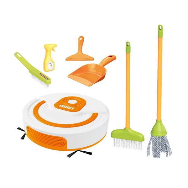 Bộ đồ chơi Dọn dẹp nhà cửa Cleaning Kit 7 món HJ612B Rèn luyện tính ngăn nắp cho bé 3+