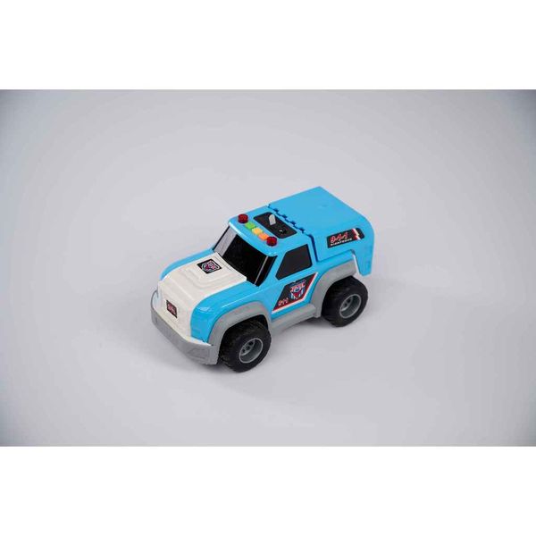 Xe ô tô cảnh sát đồ chơi – thiết kế địa hình, đèn nháy và âm thanh sống động